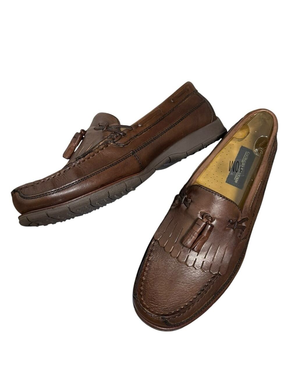 Giorgio Brutini Falcon Travel Moc Brown Loafers 10M